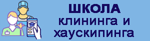 Логотип Школа клининга и хаускипинга